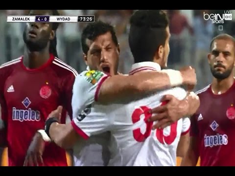 بالفيديو ملخص اهداف مباراة الزمالك والوداد الرياضي