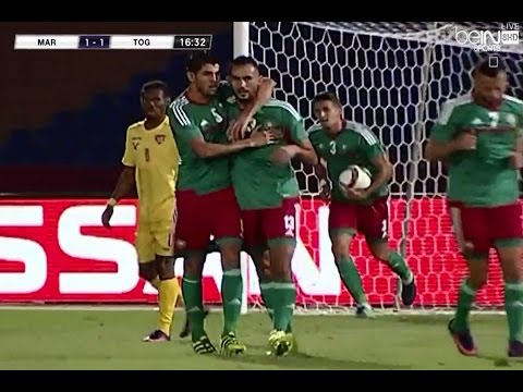 شاهد هدف التعادل للمنتخب الوطني في مرمى توغو