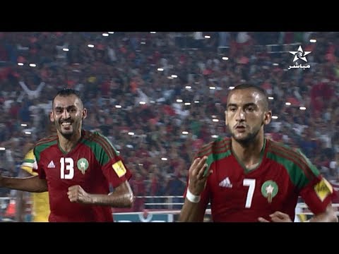 حكيم زياش يسجل الهدف الأول للمنتخب المغربي في مرمى مالي