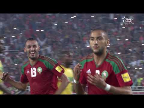 أهداف الشوط الأول من مباراة المنتخب المغربي مع نظيره مالي