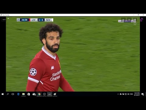 شاهد هدف محمد صلاح في مرمى أشبيلية