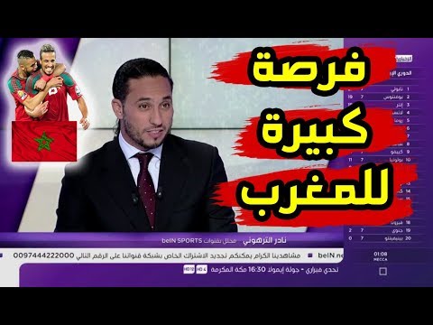 شاهد التحليل الفني ما قبل مباراة المغرب والغابون مع نادر الترهوني