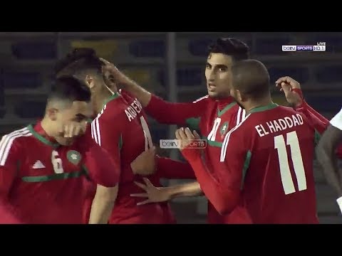 شاهد رباعية المنتخب الوطني المغربي في مرمى موريتانيا