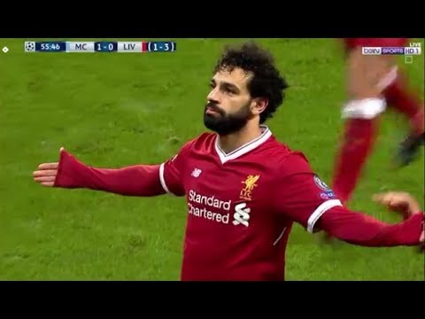 هدف محمد صلاح فى مرمى مانشستر سيتى