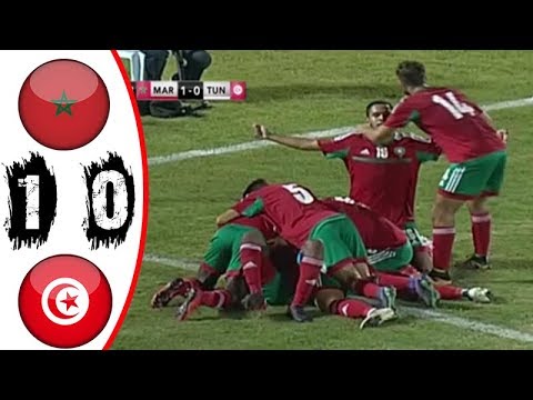 شاهد هدف مهاجم المنتخب المغربي أكرم النقاش في مرمى نظيره التونسي