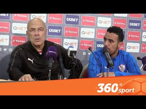 شاهد مدرب الزمالك المصري يعترف بقوة النهضة البركانية