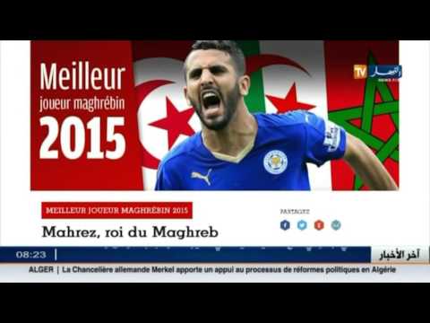 رياض محرز أفضل لاعب مغاربي لعام 2015