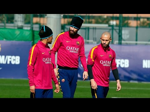 برشلونة يعود للتدريبات بعد اكتساح رايو فاليكانو